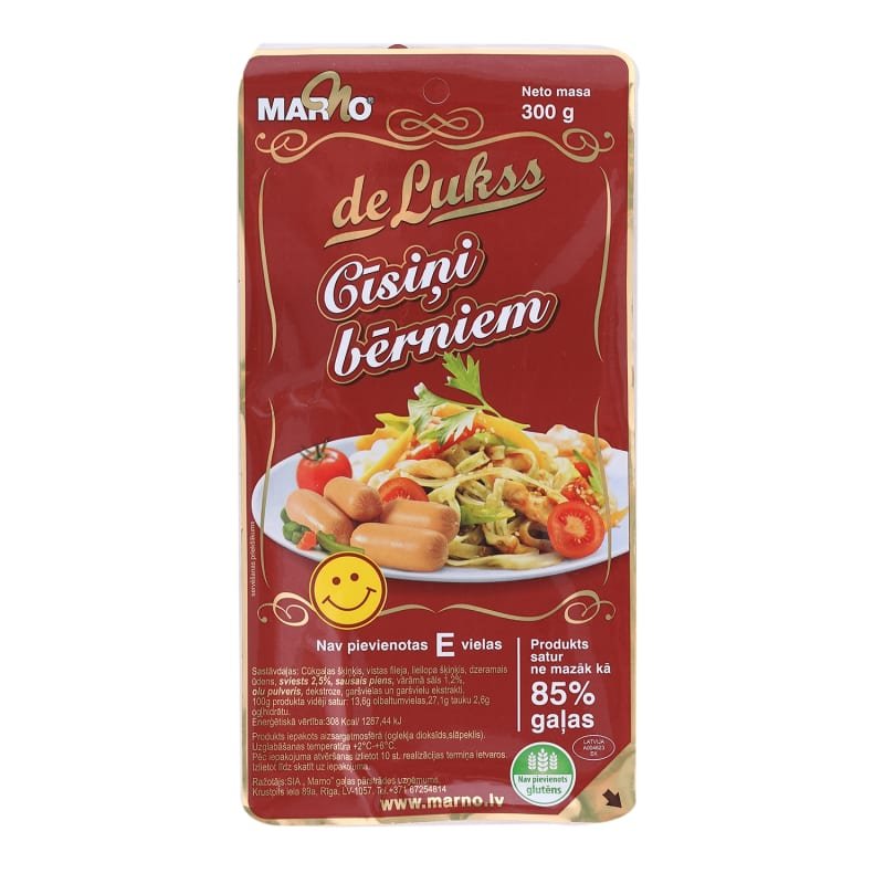 De Lukss Cīsiņi bērniem 300g