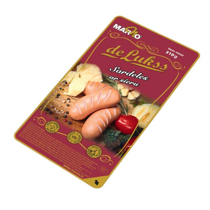 De Lukss Sardeles ar sieru 310g